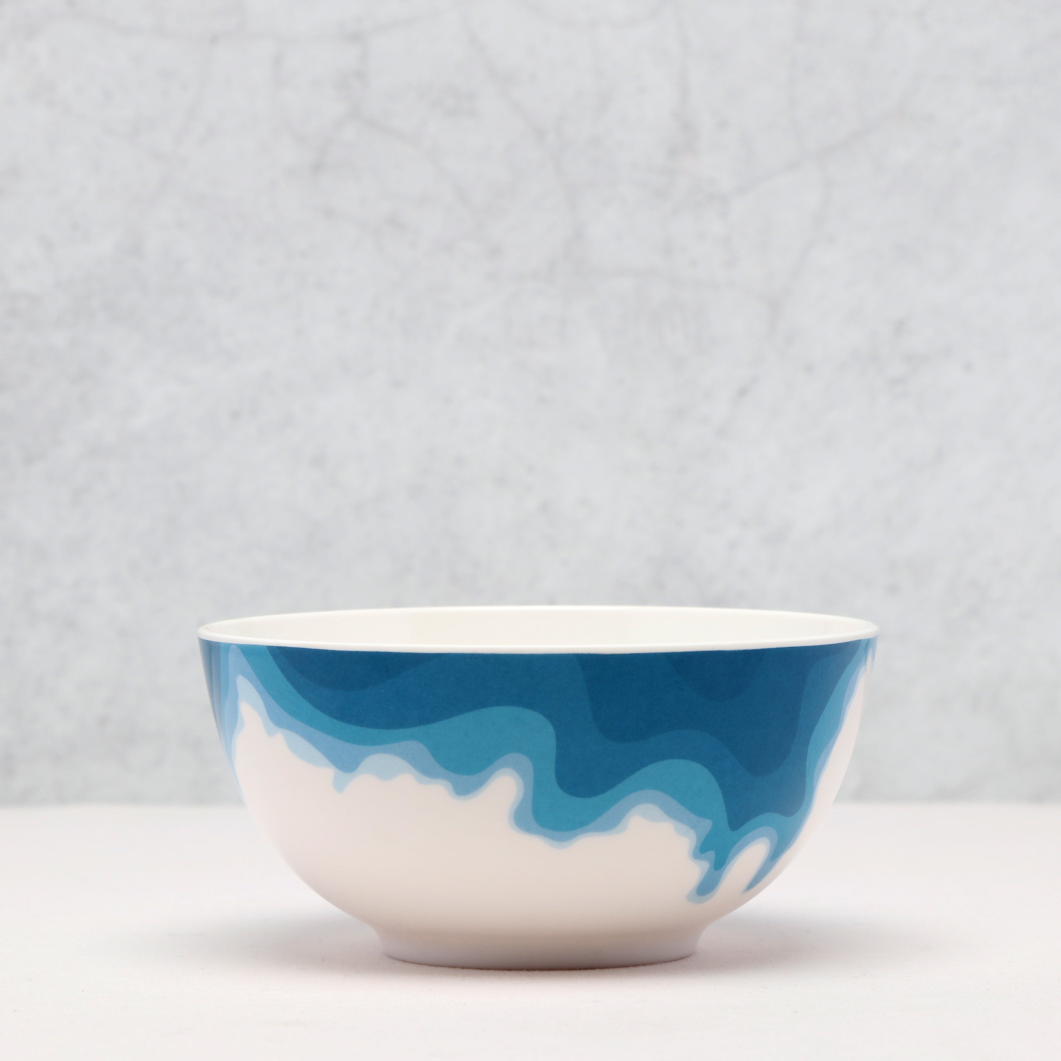 Rick Stein Melamine Bowl Side View Lamorna Cove Design